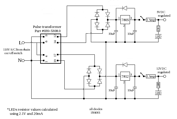 5V and 12V schematic